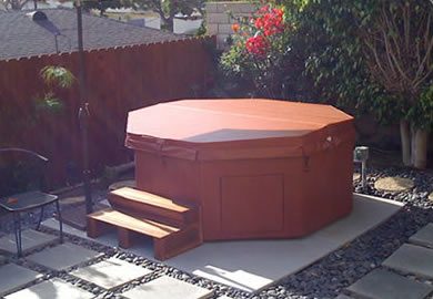 our most popular 8 foot by 8 foot model for most hot tubs and spas